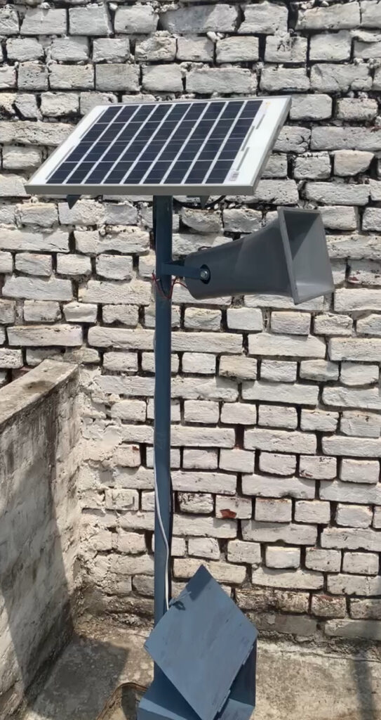 Solar powered smart iot siren